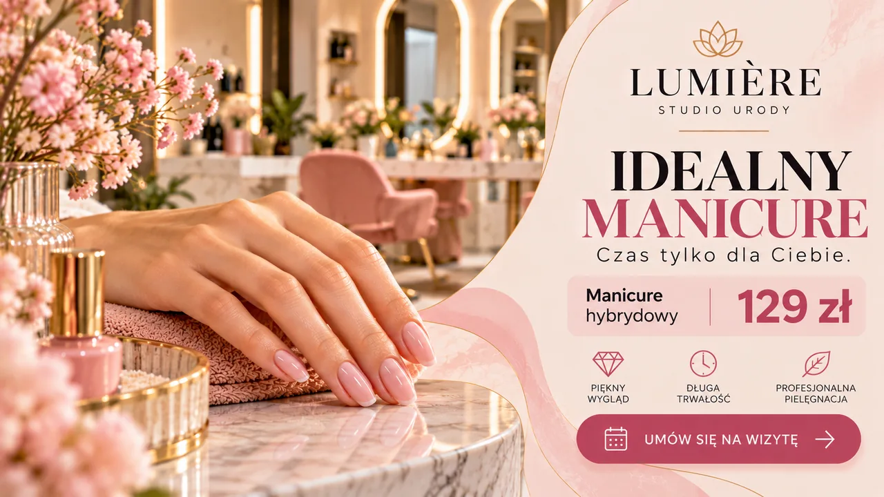 Przykład kampanii digital signage dla salonów beauty