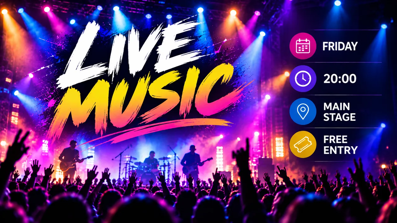Digital signage campaign example for entertainment and leisure venues