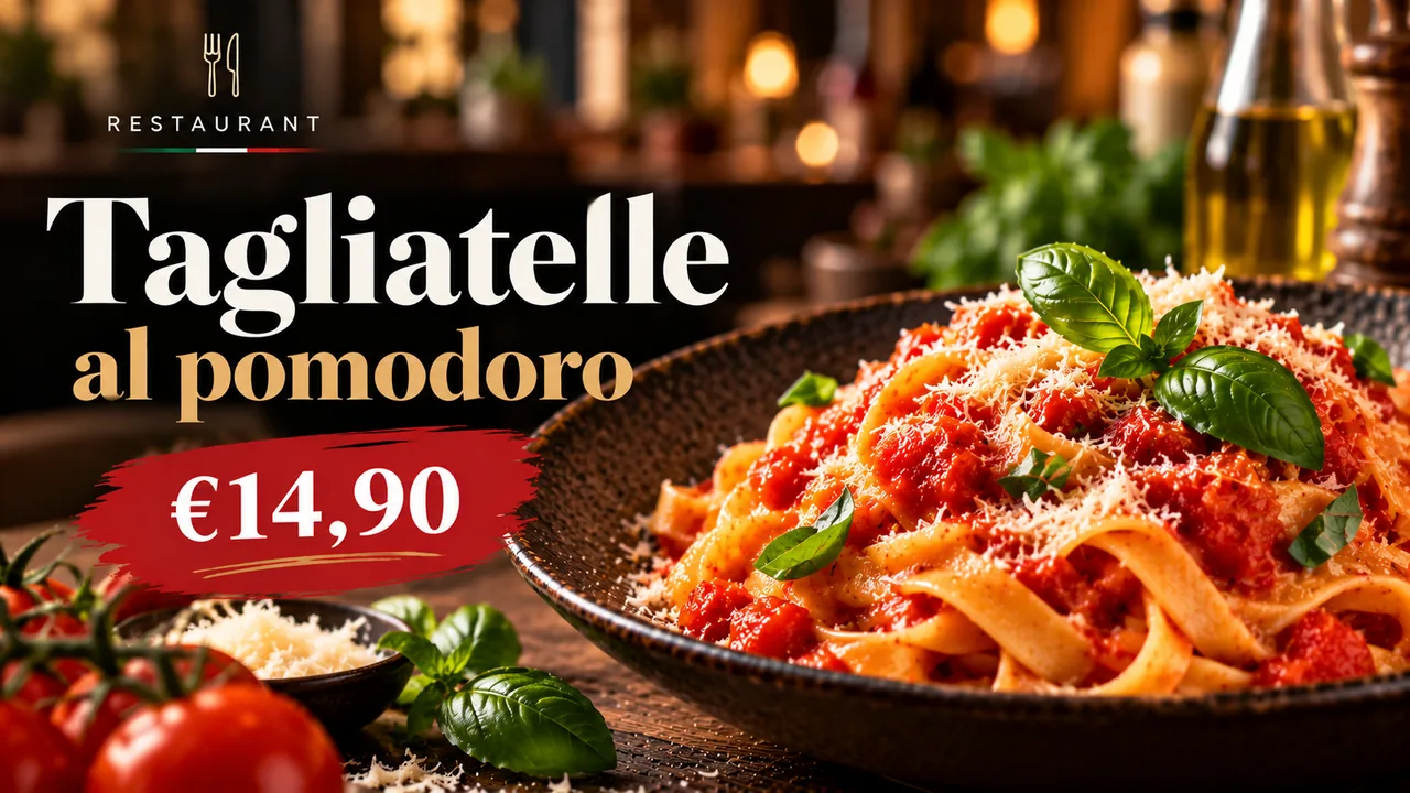 Digital signage campaign example for restaurants