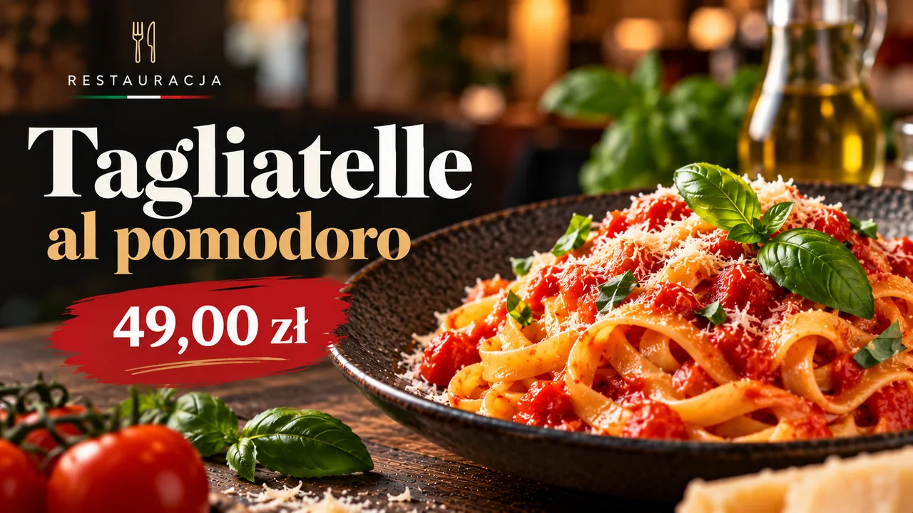 Przykład kampanii digital signage dla restauracji