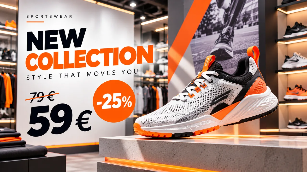 Digital signage campaign example for retail stores